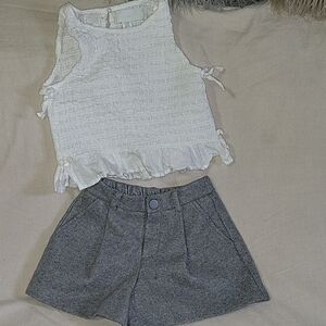 Zara White Tank Top for Kids